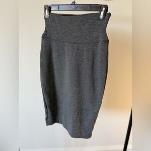 Yummie by Heather Thomson Dark Charcoal Pencil Skirt